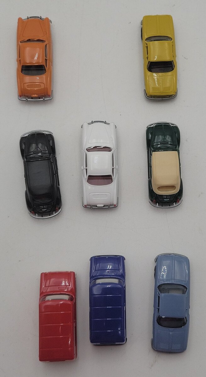 Marklin 46132 HO Transport Car w/ 8 Automobiles EX/Box
