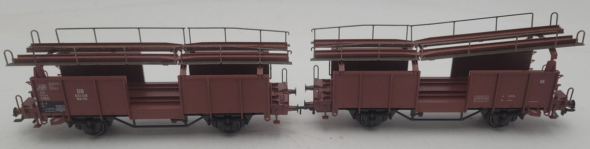 Marklin 46132 HO Transport Car w/ 8 Automobiles EX/Box