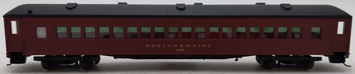 The Bethlehem Car Works BCW5211-02 HO Scale Boston & Maine Passenger Coach #1480 EX/Box