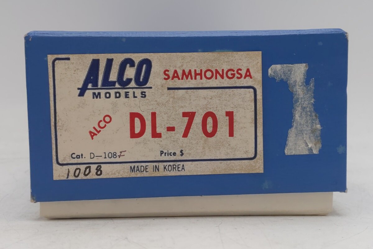 Alco Models DL-701 HO Scale Brass Diesel Locomotive EX/Box