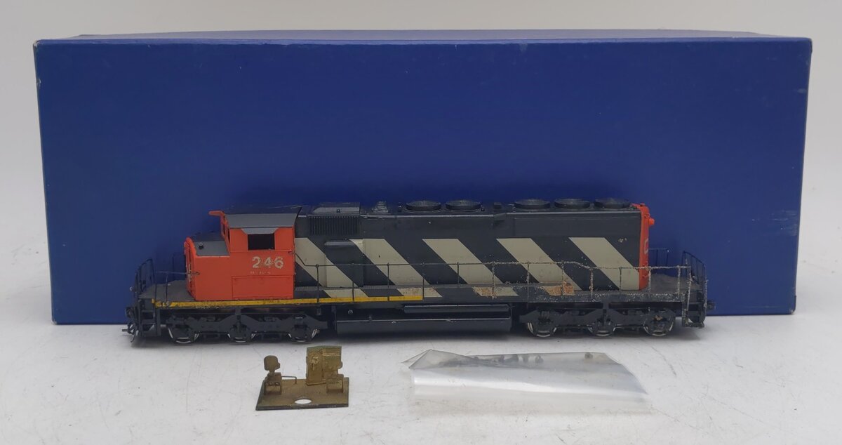 Alco Models BRASS CNR SD40 EMD Diesel Locomotive #246 - Painted/Box