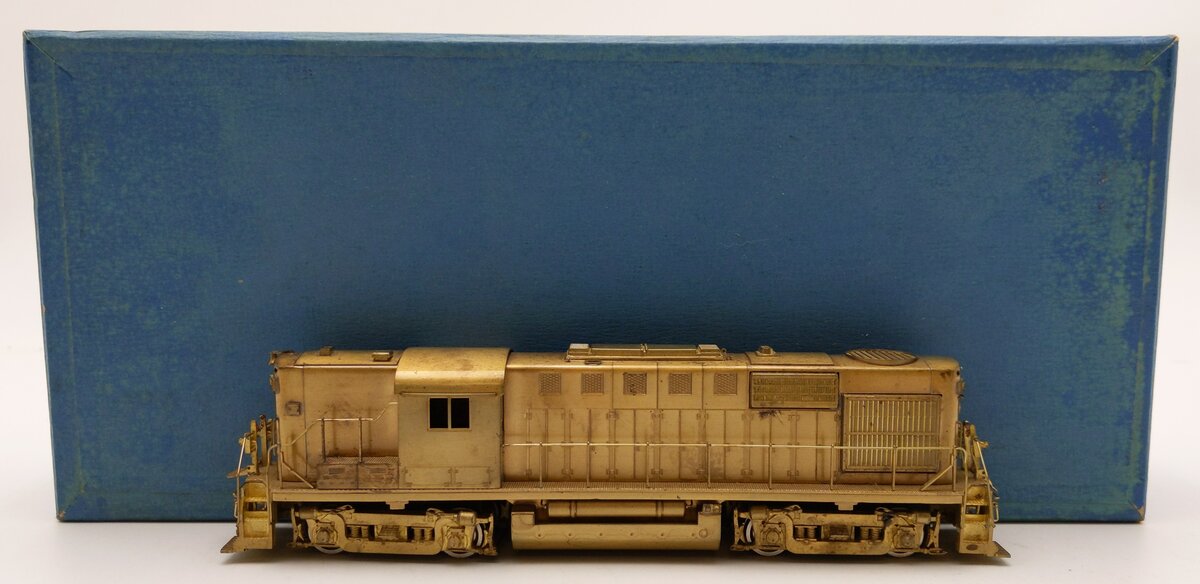 Alco Models D-127 HO Brass M.L.W. RS-18 Diesel Locomotive - unpainted VG/Box
