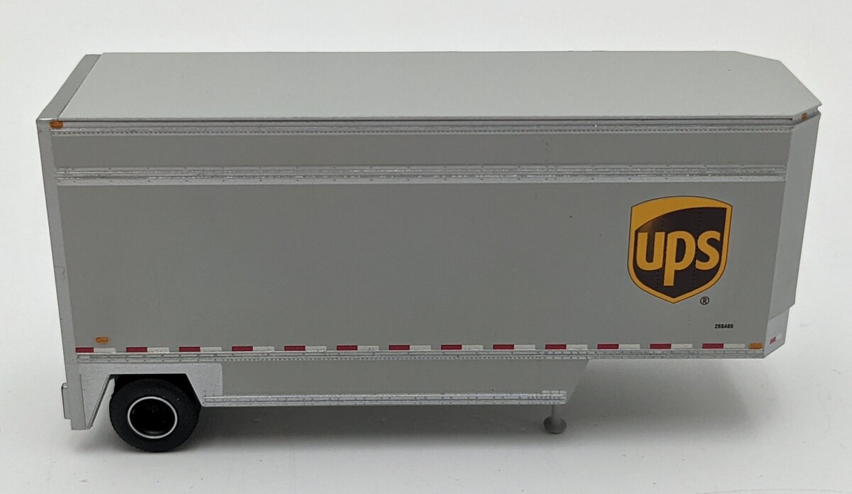 Athearn 29405 HO UPS 28' Drop Sill Parcel Trailer #288485 - RTR LN/Box