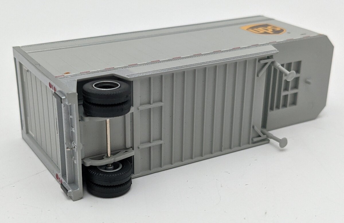 Athearn 29405 HO UPS 28' Drop Sill Parcel Trailer #288485 - RTR LN/Box