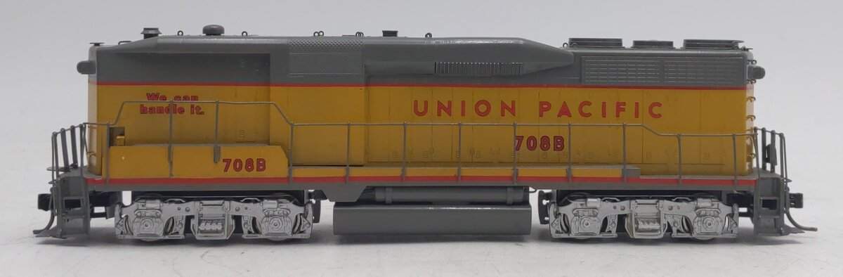 Alco Models D-179 BRASS HO Union Pacific GP-30B Diesel Slave Unit #708B- Painted EX/Box
