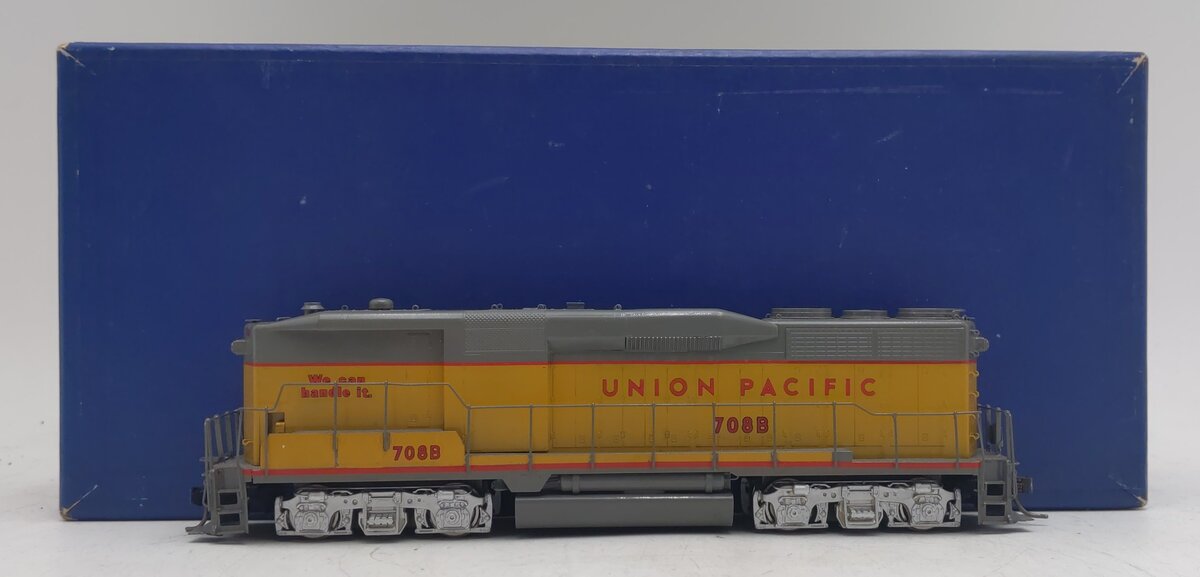 Alco Models D-179 BRASS HO Union Pacific GP-30B Diesel Slave Unit #708B- Painted EX/Box