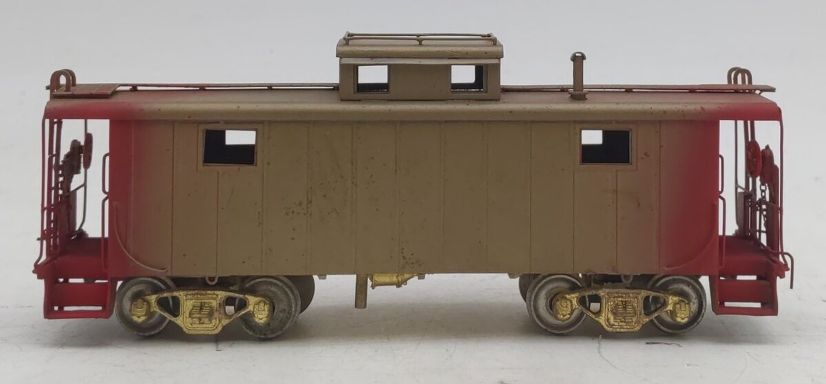 Alco Models X-123 HO BRASS New Haven NE-5 Steel Caboose - Painted VG/Box