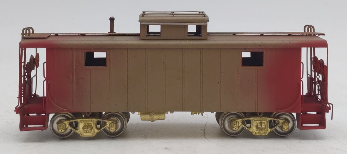Alco Models X-123 HO BRASS New Haven NE-5 Steel Caboose - Painted VG/Box