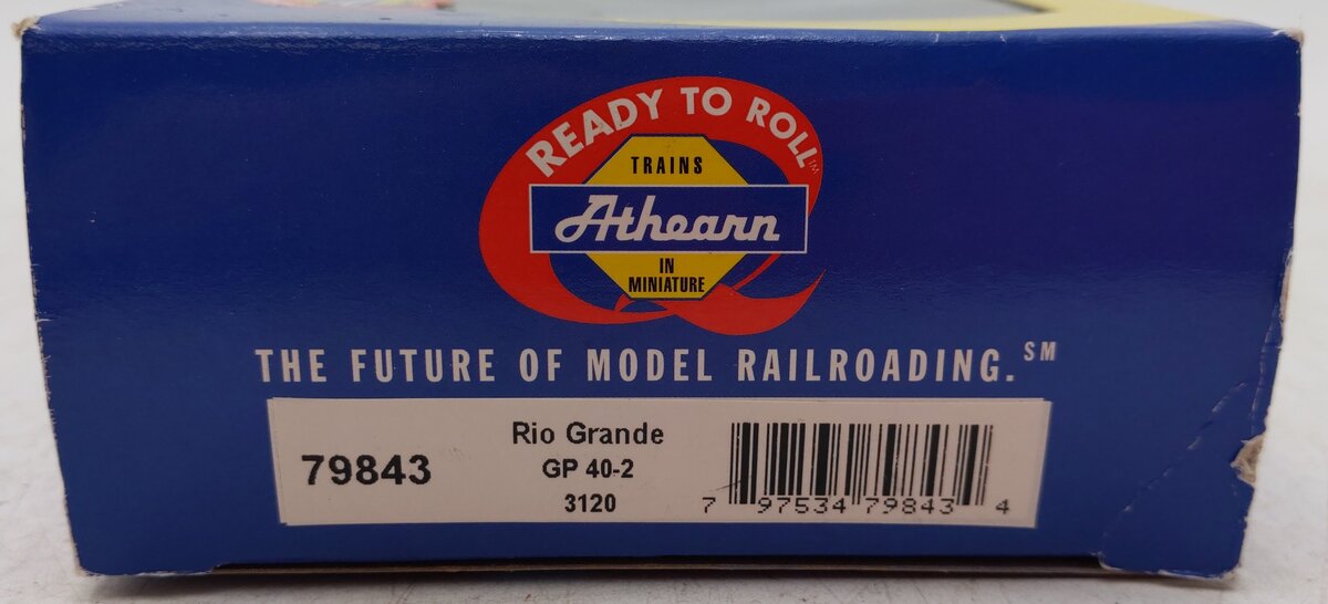 Athearn 79843 HO Scale Rio Grande GP40-2 Diesel Locomotive #3120 EX/Box