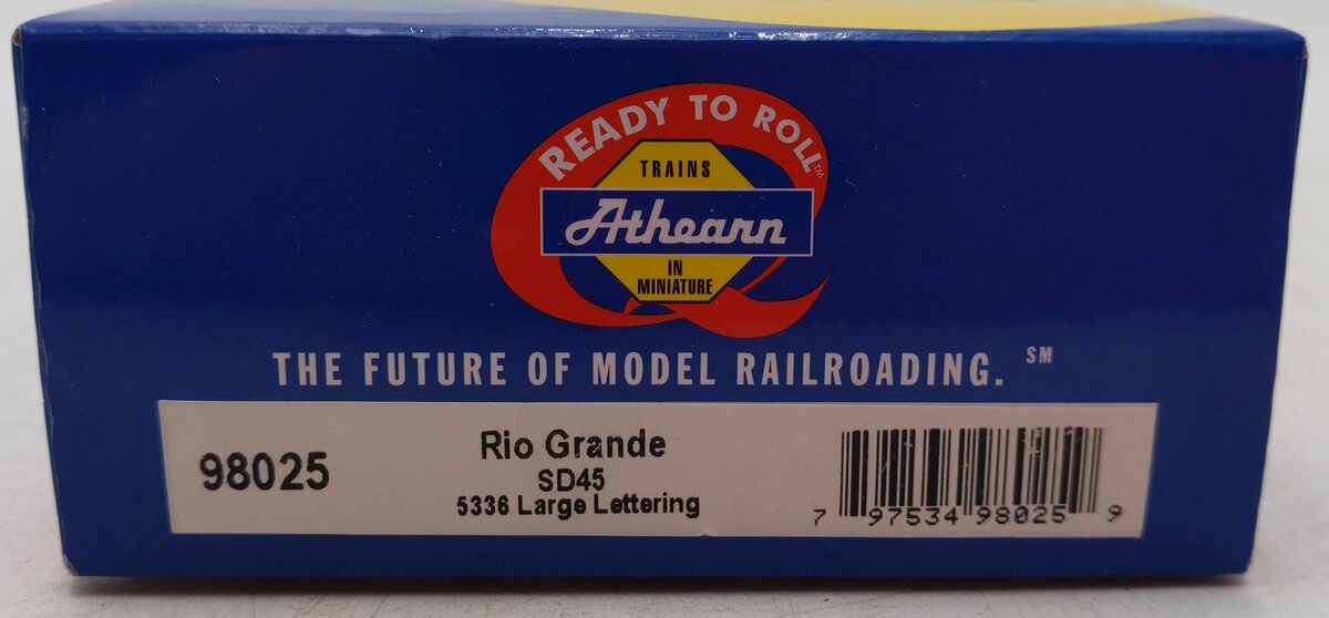 Athearn 98025 HO Denver & Rio Grande Western SD45 Diesel Locomotive #5336 EX/Box
