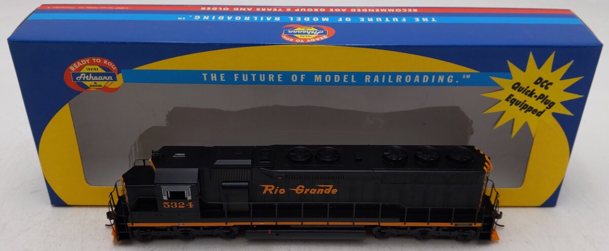 Athearn 95409 HO Scale DRG&W SD45 Diesel Locomotive #5324 (DCC Ready) EX/Box