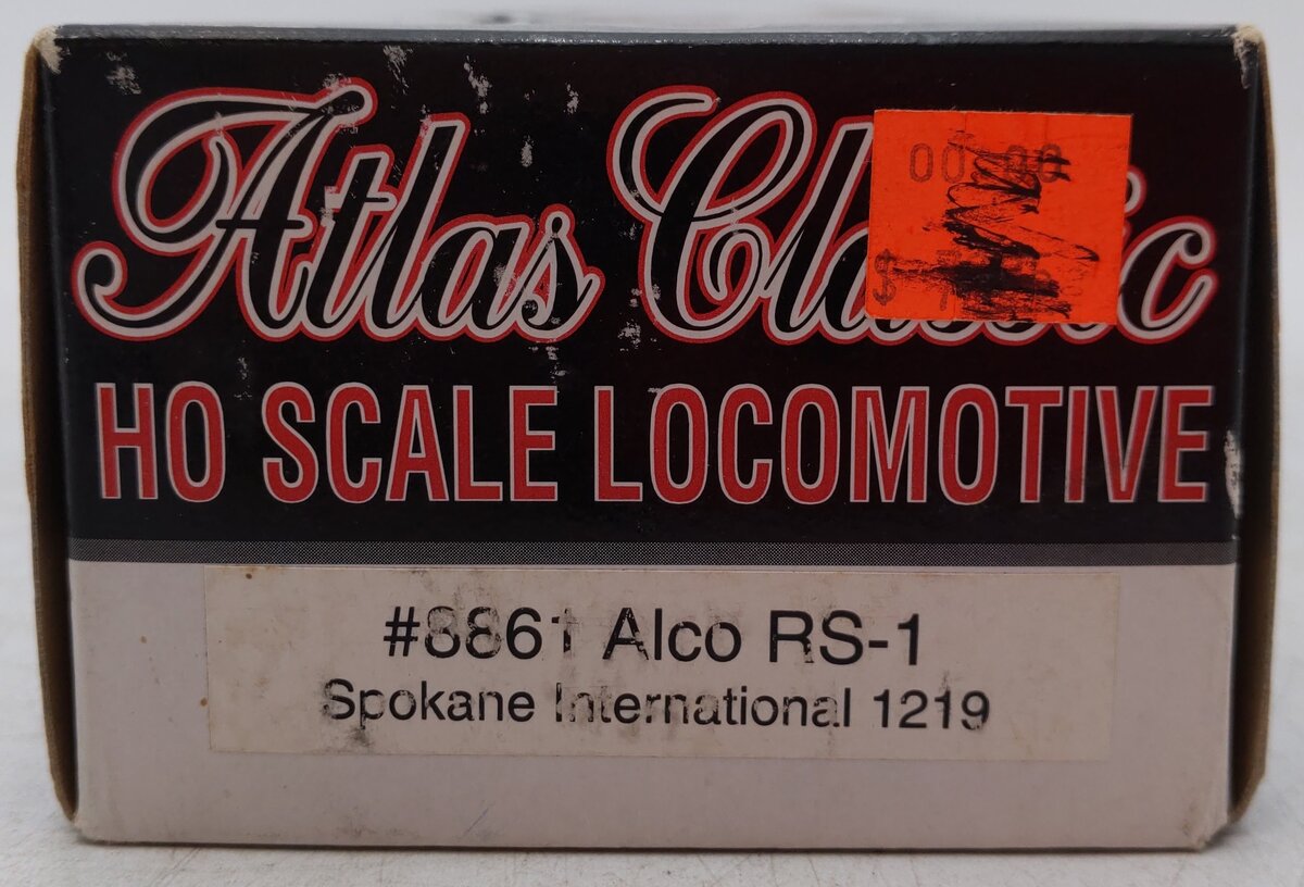 Atlas 8861 HO Spokane International Alco RS-1 Diesel Locomotive #1219 EX/Box