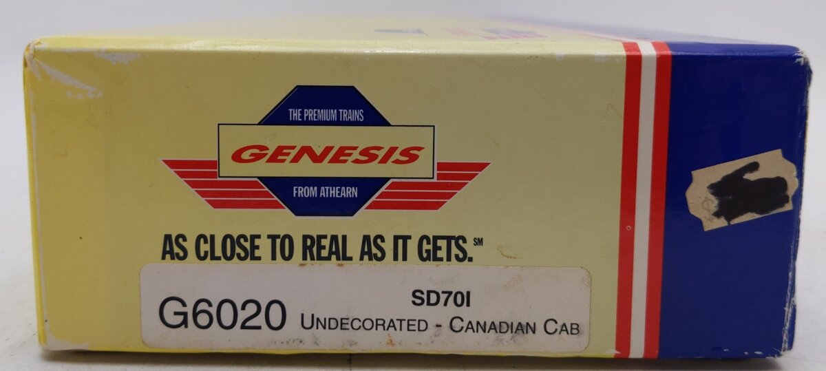 Athearn G6020 HO Scale Undecorated SD70I Diesel Engine EX/Box