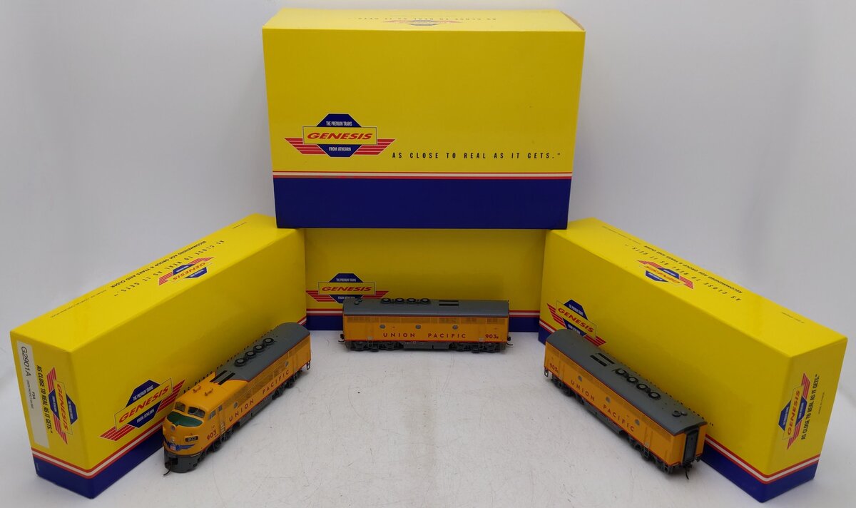 Athearn G2901 HO Scale Union Pacific F3A/F3B/F3B Diesel Locomotive Set EX/Box