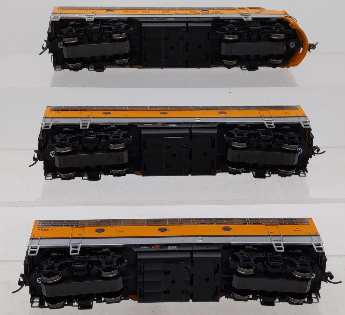Athearn G3252 HO Scale D.&R.G.W. "Rio Grande Zephyr" F-9 ABB Diesel Set EX/Box