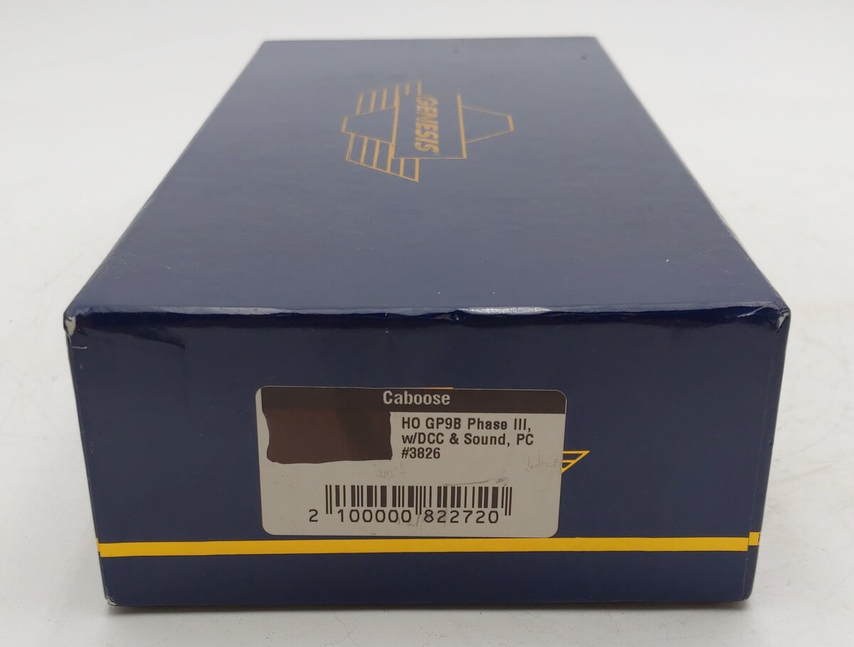 Athearn G62918 HO Penn Central GP9B Phase III with DCC & Sound #3826 EX/Box