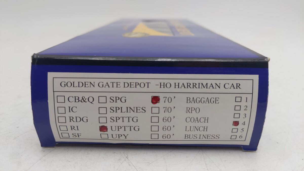 Golden Gate Depot UPTTG HO Union Pacific Observation Car #1782 EX/Box