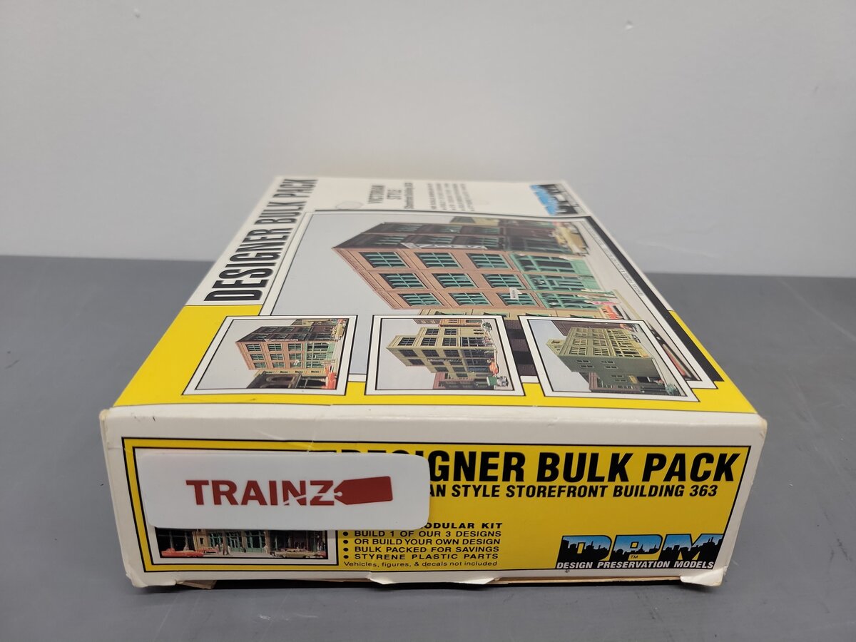 DPM 36300 HO Scale Designer Bulk Pack Victorian Style Storefront Building Kit EX/Box
