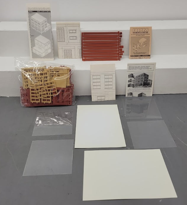 DPM 36300 HO Scale Designer Bulk Pack Victorian Style Storefront Building Kit EX/Box