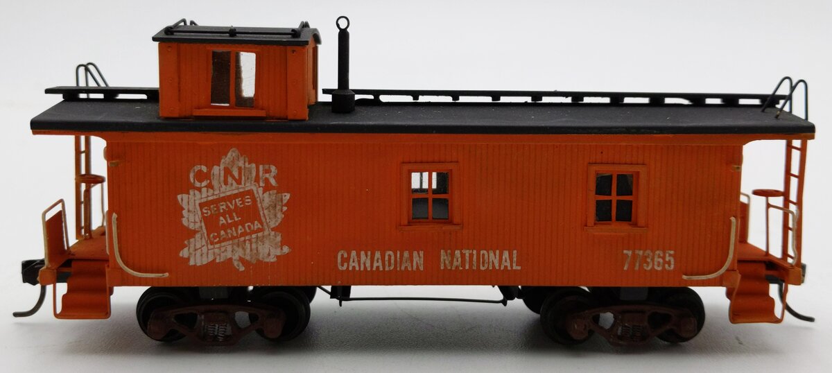 HO Scale BRASS Canadian National Caboose- Painted