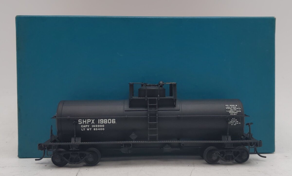 Lambert 755 HO Brass SHPX ICC 10,000 Gallon 103-W Tank Car #19806 - Painted/Box