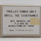 MTS Imports HO Scale Trolley Power Unit - Brill 76E Sideframes MT/Box