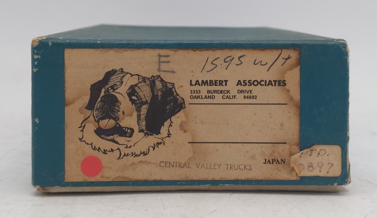 Lambert HO BRASS D&RGW Caboose #0897 - Painted EX/Box
