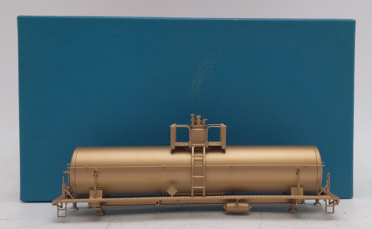 Lambert BRASS HO I.C.C. 103-BW 8,000 Gallon Tank Car - Unpainted EX/Box
