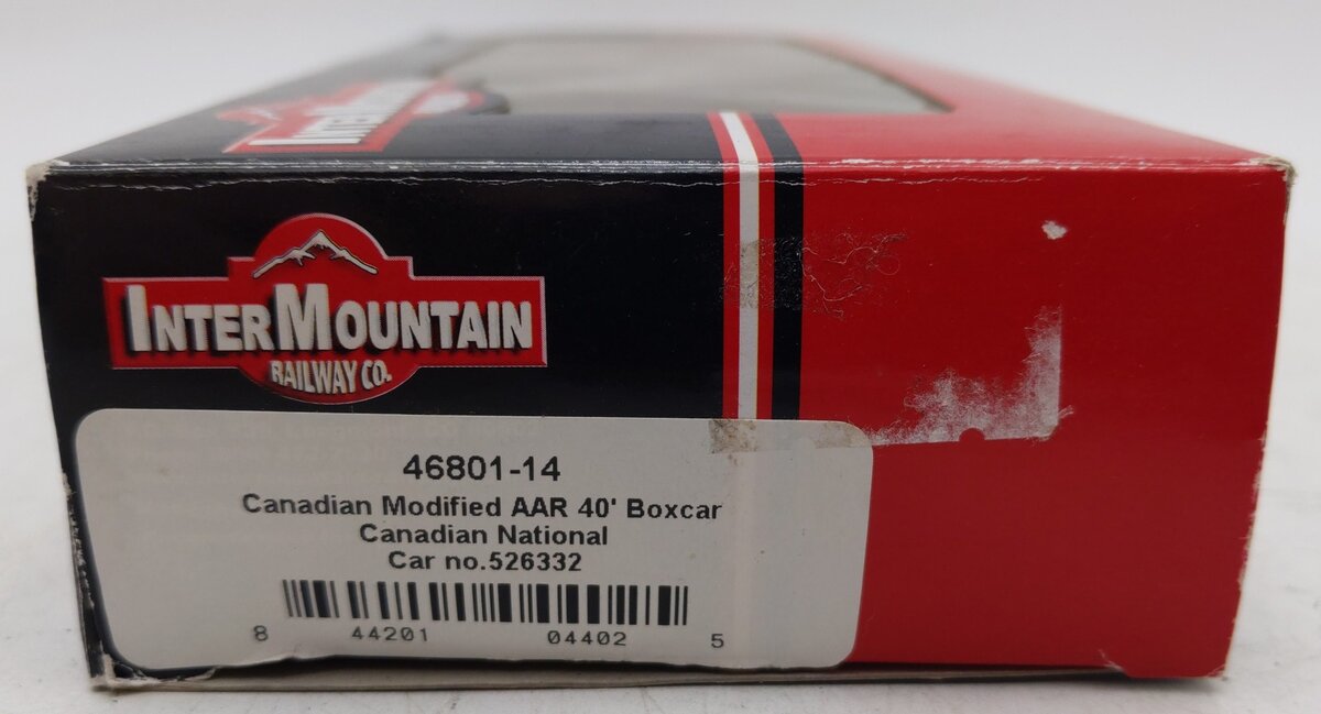 InterMountain 46801-14 HO Scale Canadian National AAR 40' Boxcar #526332 LN/Box
