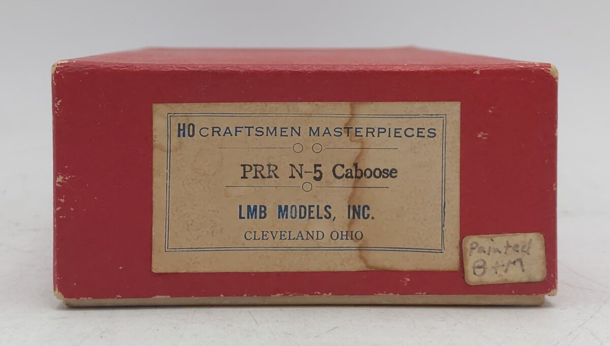 LMB HO Brass PRR N-5 Caboose - Painted/Box