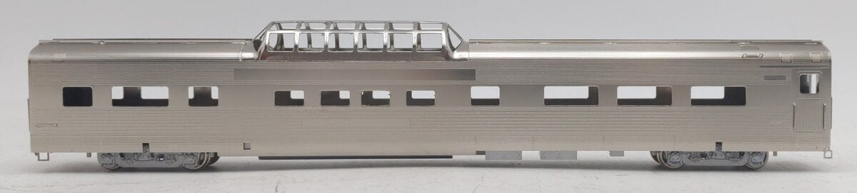 Hi-Country Brass 4719 HO BRASS Plated California Zephyr Dome-Coach Passenger Car EX/Box