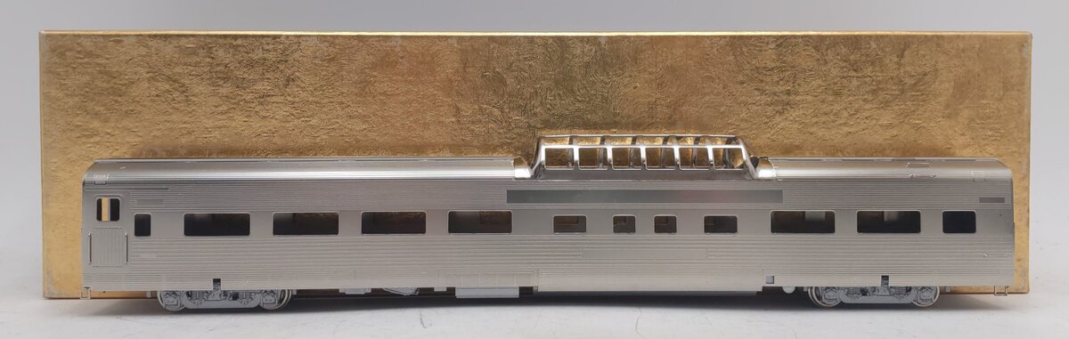 Hi-Country Brass 4719 HO BRASS Plated California Zephyr Dome-Coach Passenger Car EX/Box