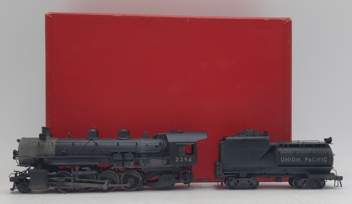 LMB HO Scale BRASS UP Mikado 2-8-2 Steam Locomotive w/ Tender #2294 - Painted VG/Box