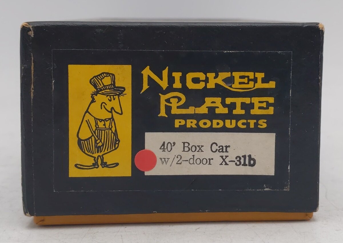 Nickel Plate Products X-31b HO BRASS PRR 40' Box Car with 2-Door - Painted EX/Box