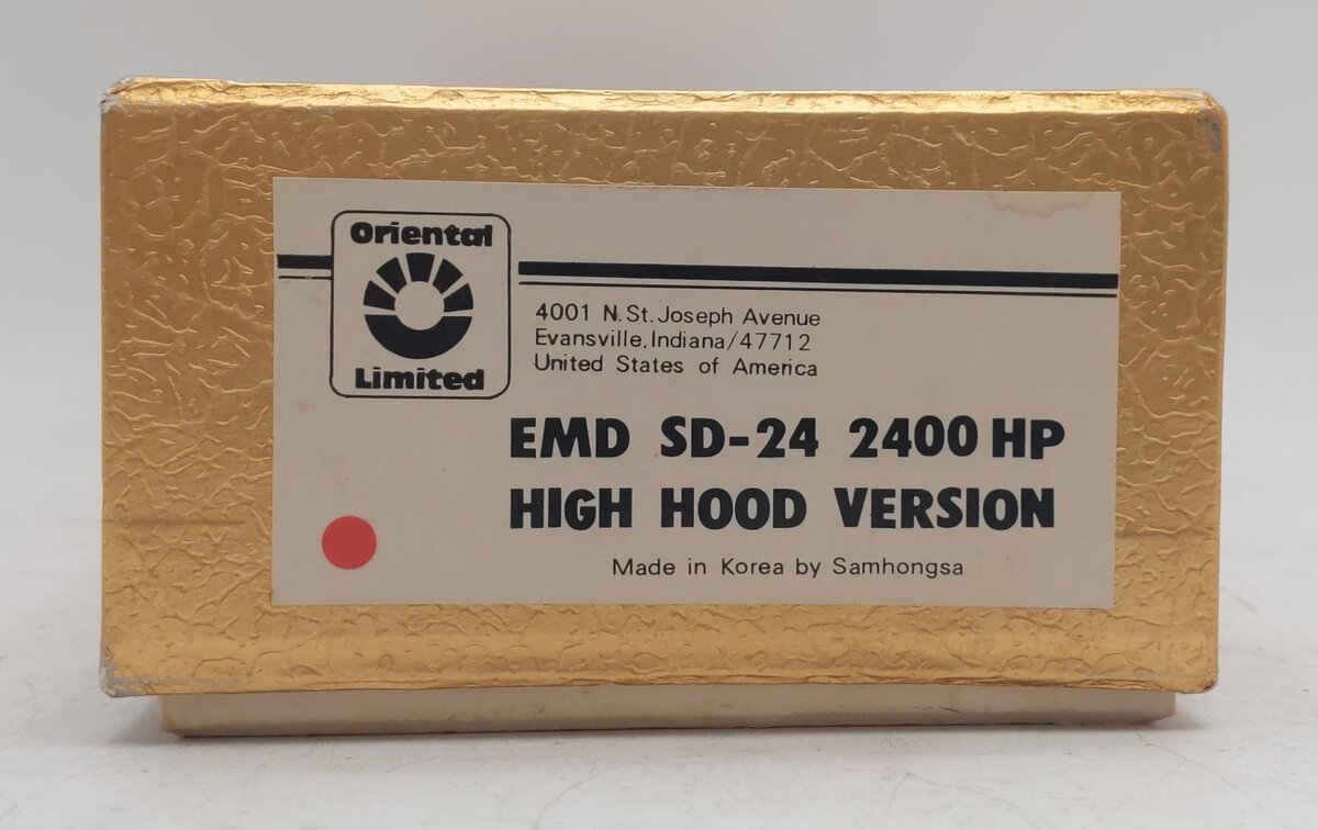 Oriental Limited HO BRASS Union Pacific EMD SD-24 2400HP Diesel #409 - Painted EX/Box