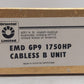 Oriental Limited HO BRASS EMD GP9 1750HP Cabless B Unit Diesel Loco - Unpainted VG/Box