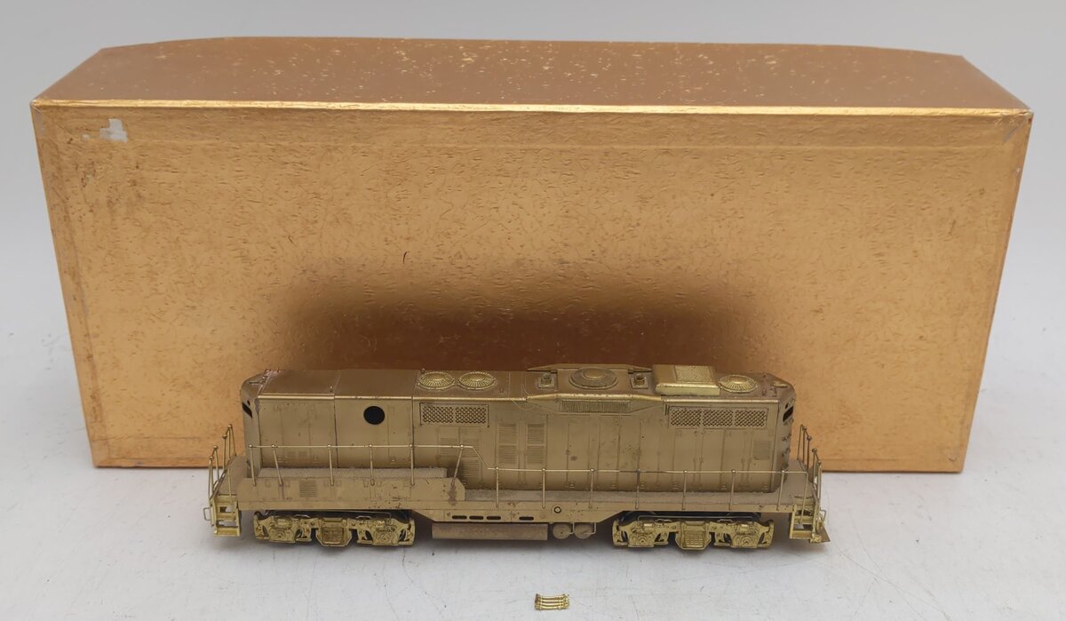 Oriental Limited HO BRASS EMD GP9 1750HP Cabless B Unit Diesel Loco - Unpainted VG/Box