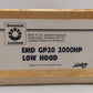 Oriental Limited HO BRASS EMD GP20 2000HP Low Hood Diesel Locomotive - Unpainted/Box