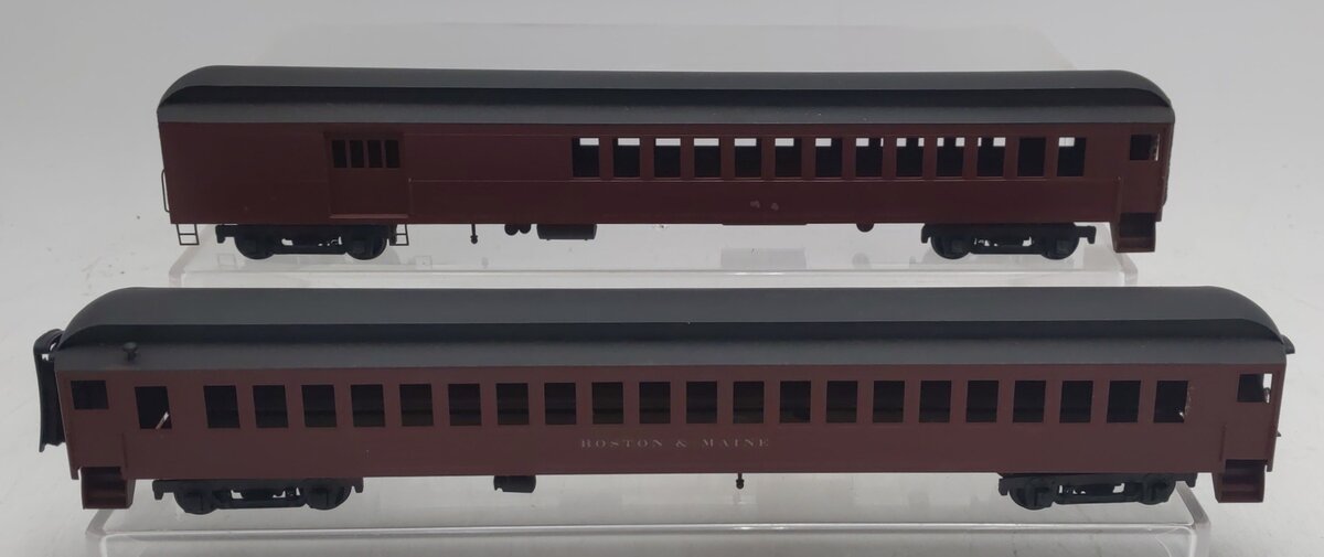 Nickel Plate Products HO BRASS BM Combine & Coach 2-Car Set - Painted/Box