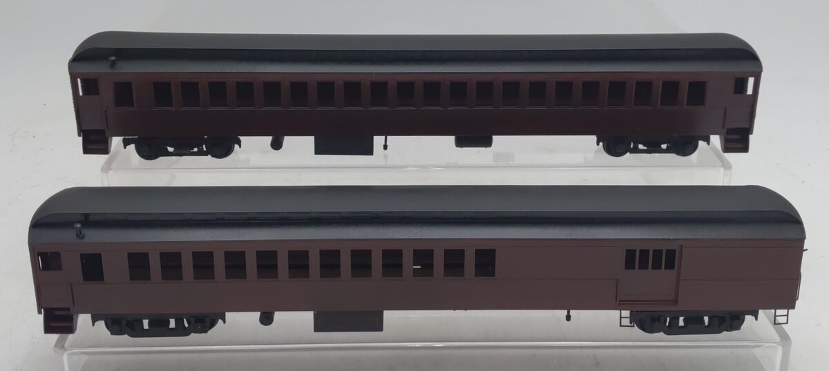 Nickel Plate Products HO BRASS Coach & Combine 2-Car Set - Painted/Box