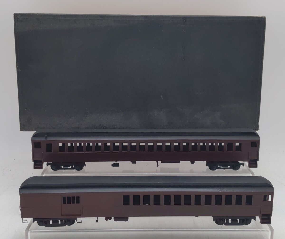 Nickel Plate Products HO BRASS Coach & Combine 2-Car Set - Painted/Box
