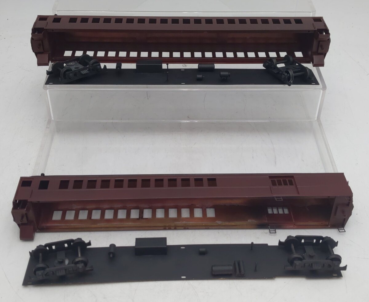 Nickel Plate Products HO BRASS Coach & Combine 2-Car Set - Painted/Box
