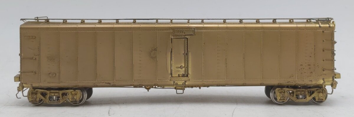 Overland 3055 BRASS HO HP Hood GPEX Pfaudler Milk Car w/Lighted Int-Unpainted EX/Box
