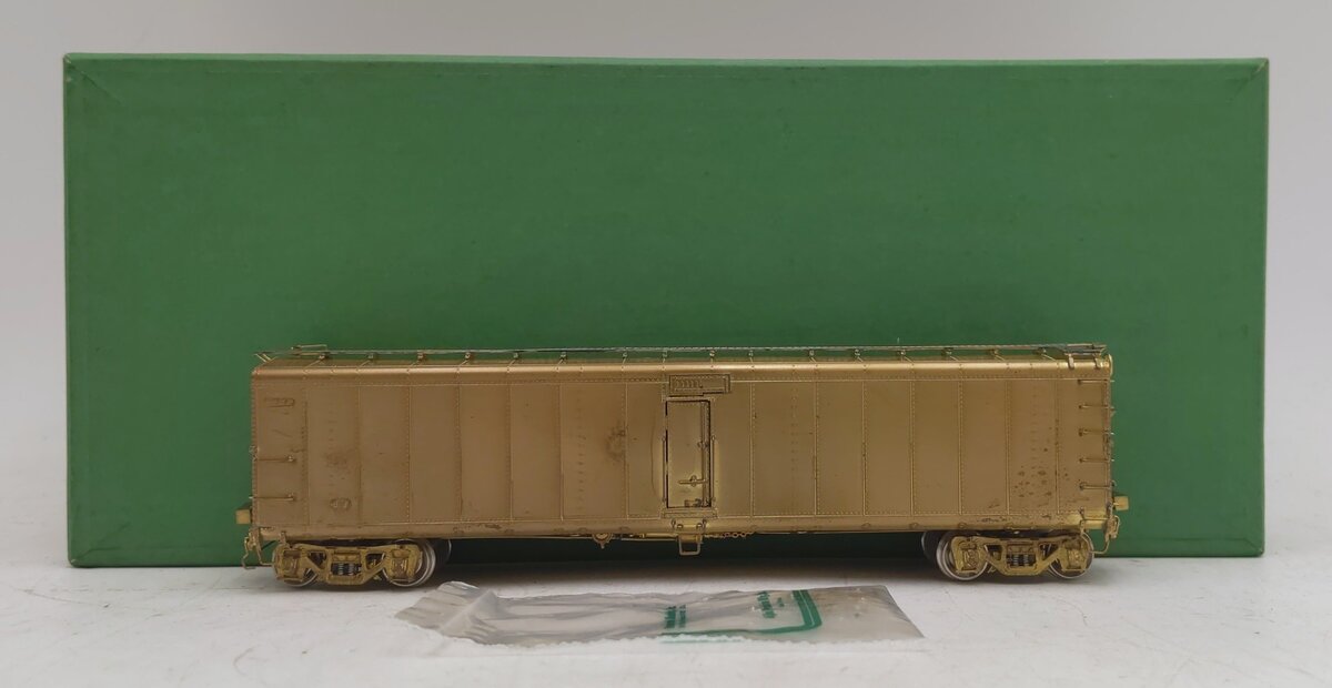 Overland 3055 BRASS HO HP Hood GPEX Pfaudler Milk Car w/Lighted Int-Unpainted EX/Box