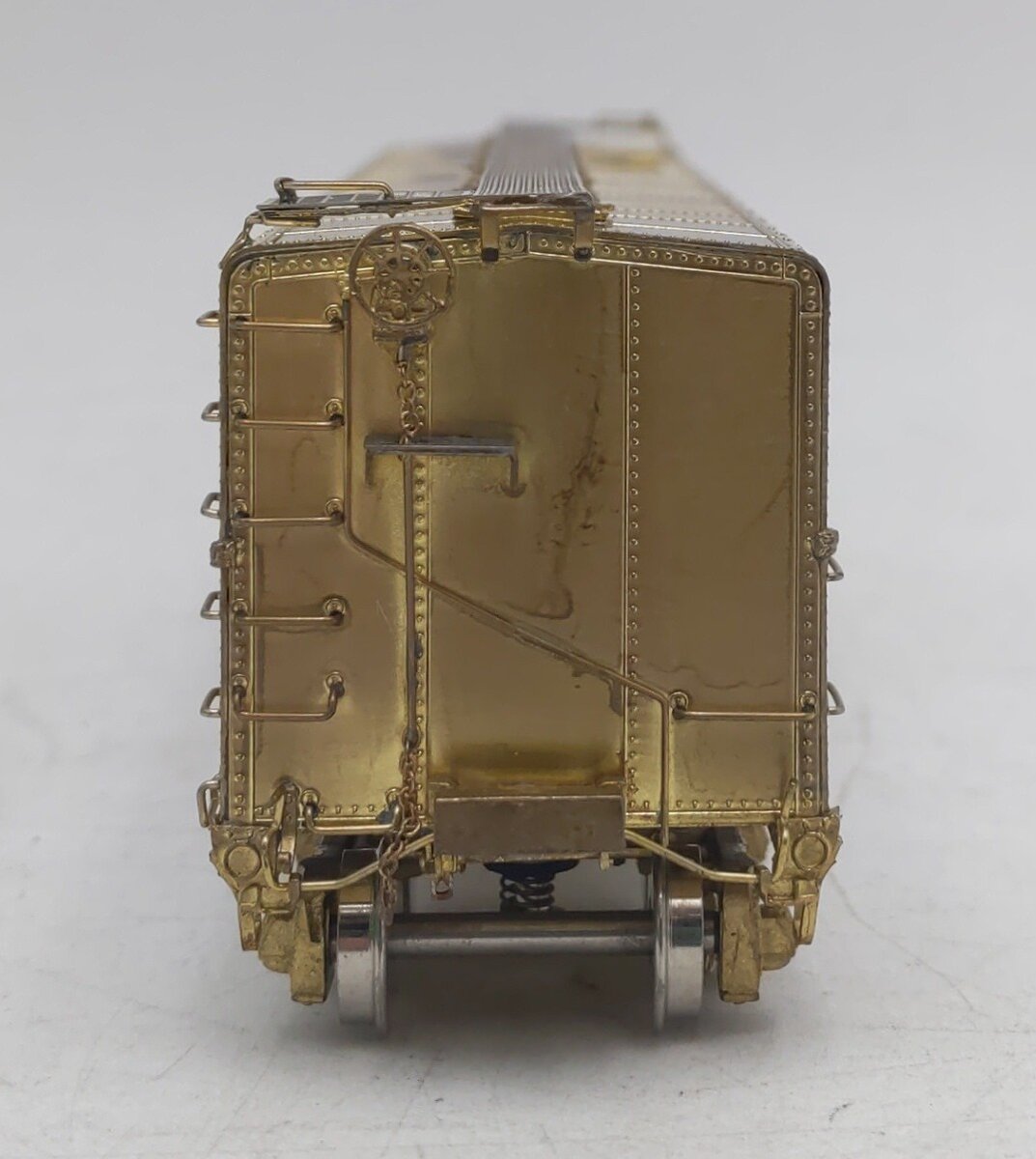Overland 3055 BRASS HO HP Hood GPEX Pfaudler Milk Car w/Lighted Int-Unpainted EX/Box