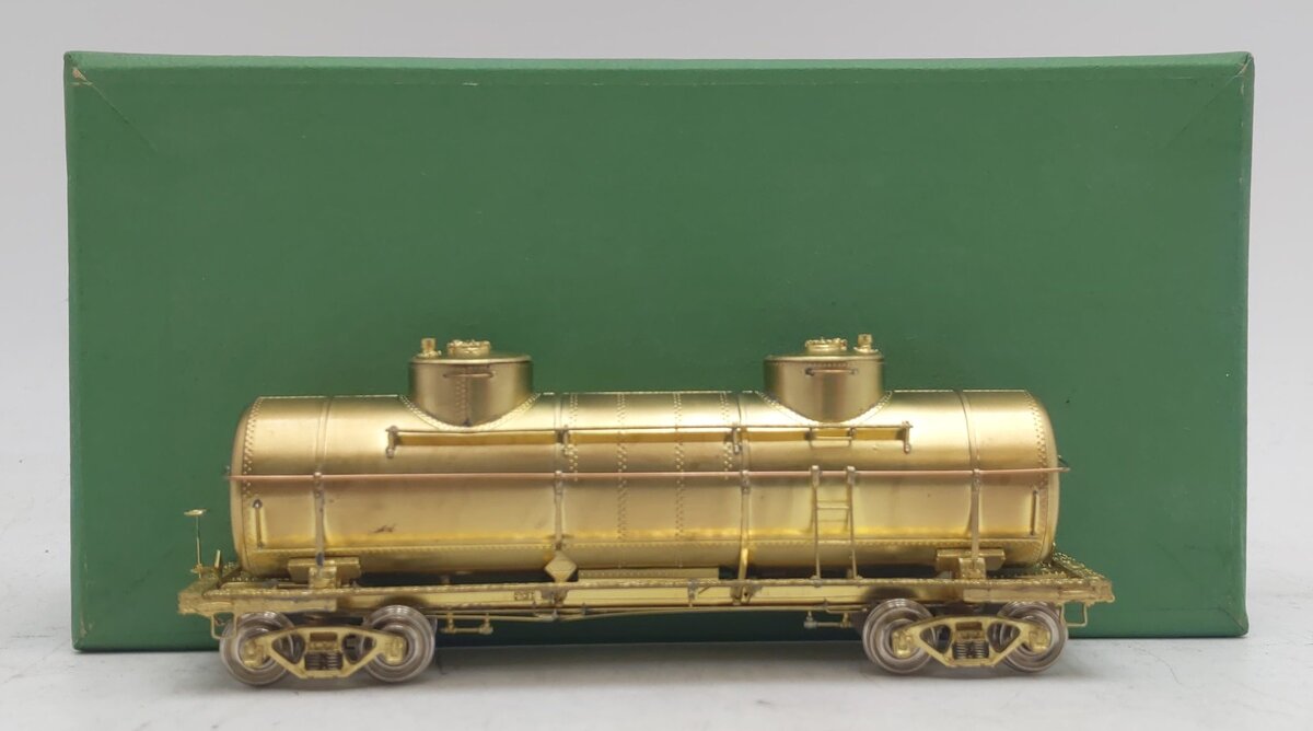 Overland 3131 HO Brass ACF 8,000 Gal. Double Dome Tank Car - Unpainted EX/Box