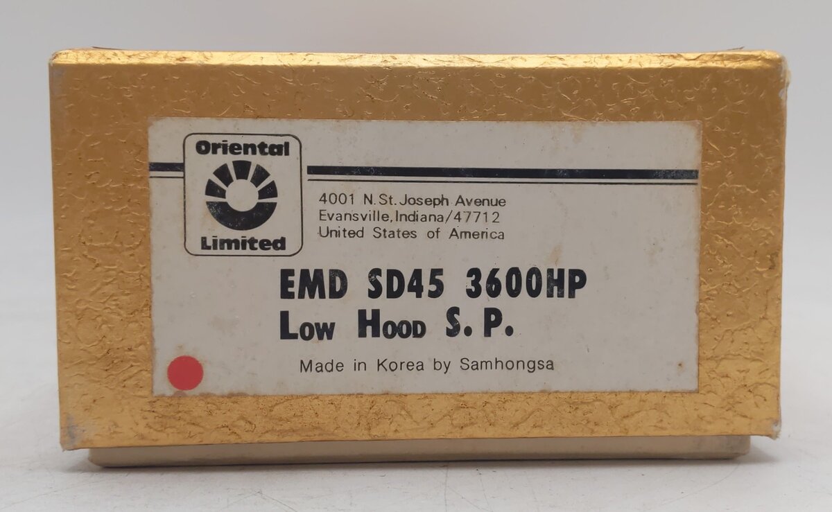 Oriental Limited HO Southern Pacific EMD SD45 3600HP Diesel Loco #7465 - Painted/Box
