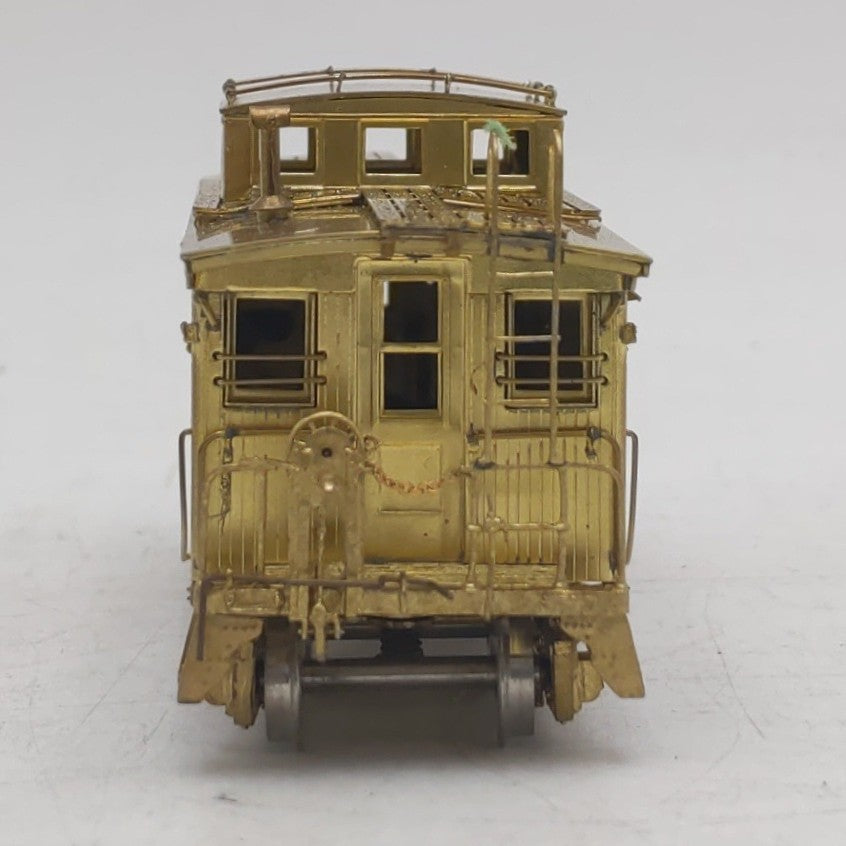 Overland 1213 HO BRASS B&M 'NE' Wood Caboose - Unpainted EX/Box