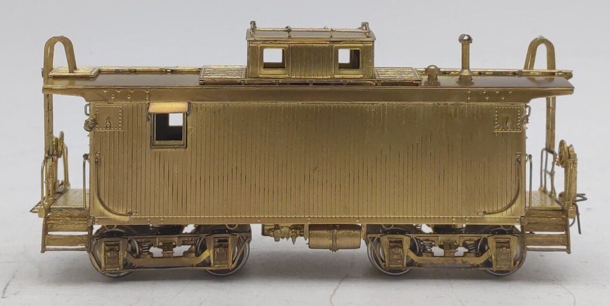 Overland 1213 HO BRASS B&M 'NE' Wood Caboose - Unpainted EX/Box