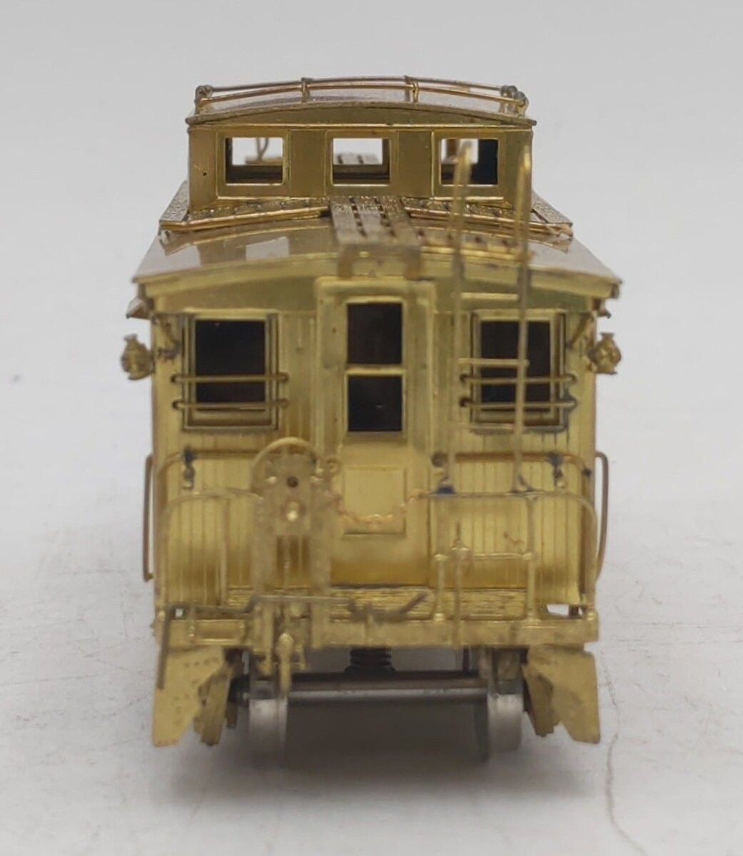 Overland 1217 HO Brass Boston & Maine Wood Caboose - Unpainted EX/Box